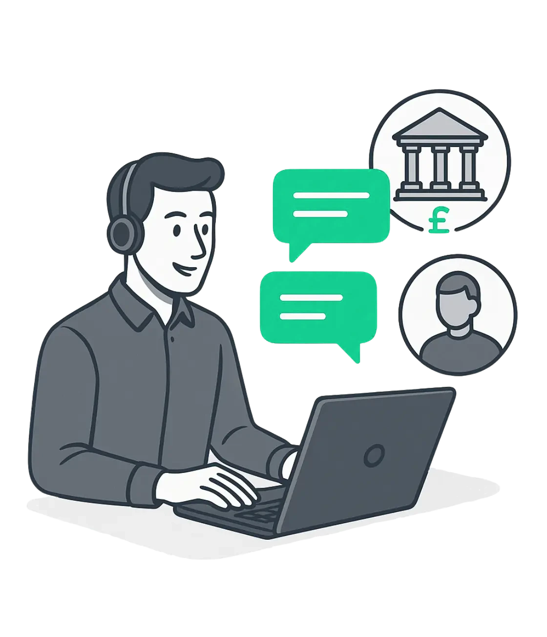 Step 2 of PCP claim process - Expert team handling all lender communications and paperwork on your behalf